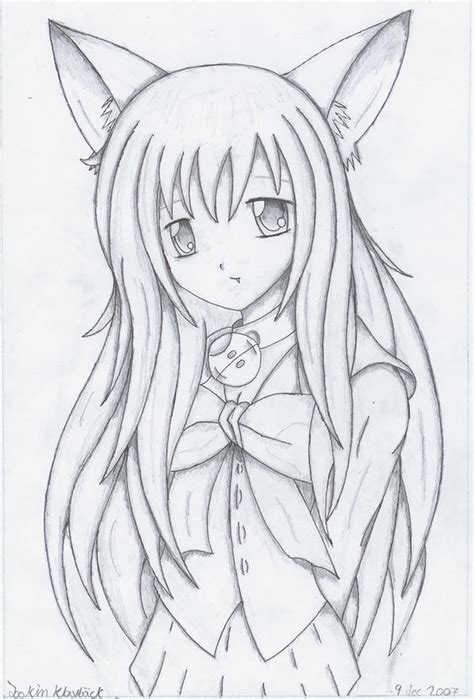 Cute cat girl 2 by Joakaha on DeviantArt