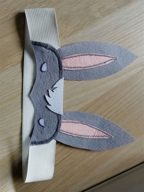 Заячьи ушки из фетра | Карнавальные поделки, Детские костюмы, Маска