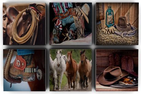 Second Life Marketplace - Wall Decor - Cowboy Six (MESH)