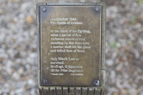 Memorial Battle Of Arnhem Oosterbeek TracesOfWar