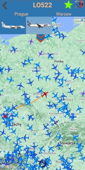 Radar Lot W Na Ywo Flightradar Air Traffic I Inne Aplikacje