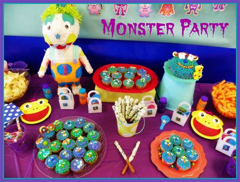 Monster Themed 1st Birthday Party Monster Party 1st Birthday Parties