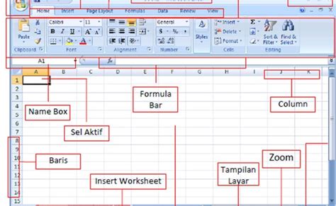 Fungsi Menu Bar Pada Excel Imagesee