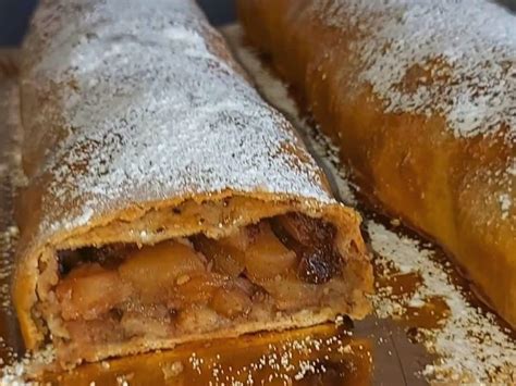 Receita de Strudel de Maçã delicioso e fácil Receitas de Culinária TV