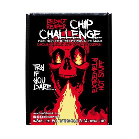 Amazon Red Hot Reaper X Chip Challenge Hottest Chip Carolina Reaper Spicy Challenge