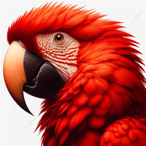 Realistic Beautiful Orignal Nature Red Parrot Nature Red Parrot