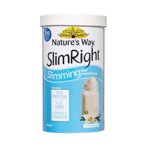 Buy Nature S Way Slim Right Vanilla Powder 500g Coles