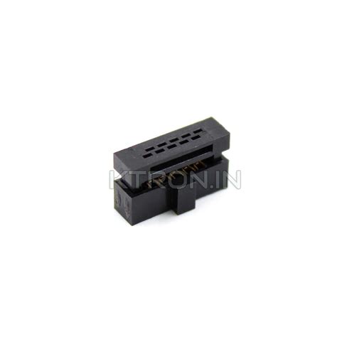 Buy 10 Pin Frc Female Connector 5x2 Pin 127 Mm Pitch Ktron India