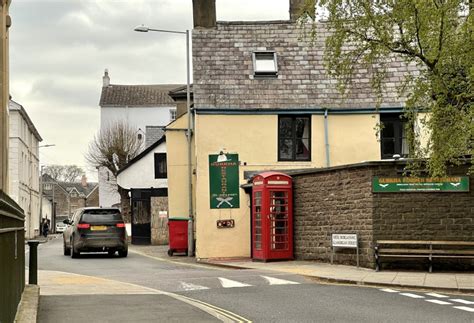 Telephone Call Box Opposite Brecknock Museum Brecon Powys Photo