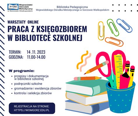 Praca Z Ksi Gozbiorem W Bibliotece Szkolnej Szkolenie Online Dla