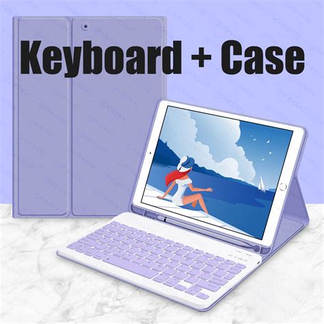 Goojodoq For Ipad Case With Keyboard With Pencil Holder Air Pro