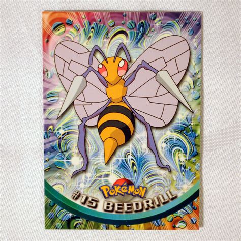 15 Beedrill 1999 Topps Pokemon TV Animation Series 1 NM Scoopy S