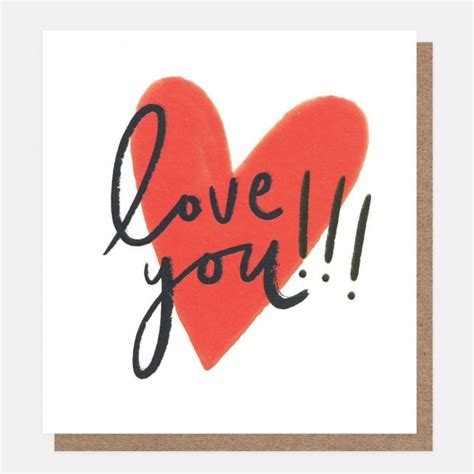 Caroline Gardner Love You Big Heart Card