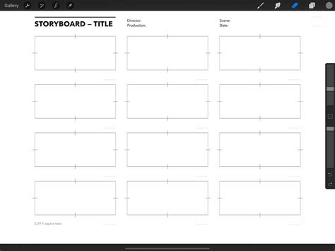 Procreate Storyboard Templates ️ By Film Storyboards Medium