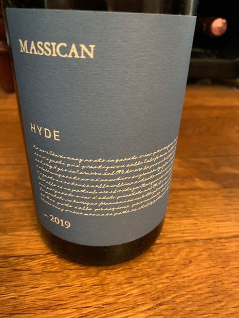 2019 Massican Chardonnay Hyde Vineyards Usa California Napa Valley