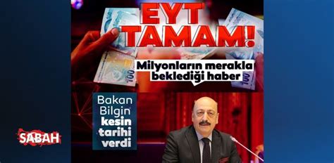 Eyt Son Dakİka Haberlerİ Çalışma Tamamlandı Bakan Vedat Bilgin Kesin Tarihi Müjdeledi Kamuoyu