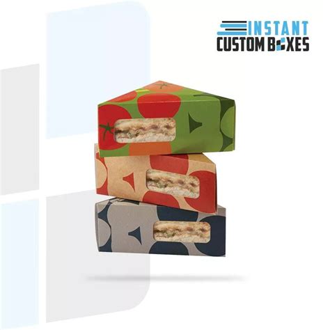 Custom Kraft Sandwich Boxes Instant Custom Boxes