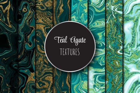 Luxury Teal Agate Graphic By Graphicbubble Creative Fabrica