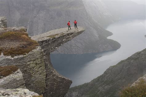 Trolltunga Above Skjeggedal In Odda Norway Me And My Fri Flickr