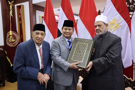 Prabowo Didoakan Imam Besar Al Azhar Mesir Lancar Pimpin Indonesia