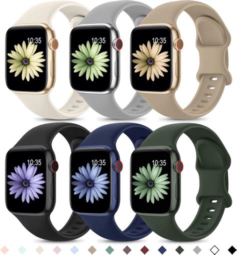 Mastten St Ck Sport Armb Nder Kompatibel Mit Apple Watch Armband Mm