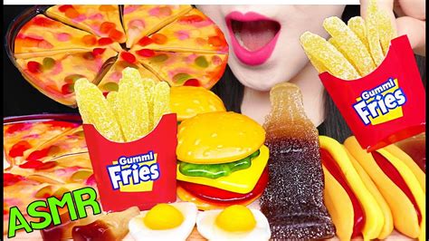 Asmr Hamburger Gummy Jelly Giant Pizza Fries Cola 대왕 피자 젤리 대왕 햄버거