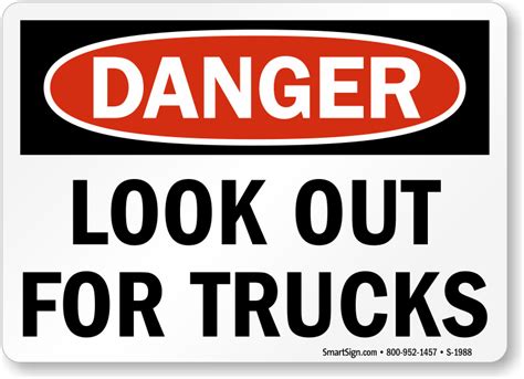 Truck Warning Signs