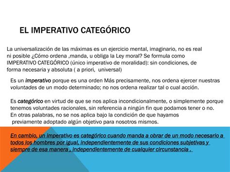 Imperativos Categoricos De Kant - 5