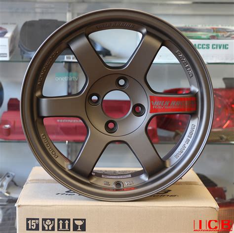 Rays Volk Racing Te37sl Limited Edition Super Lap Wheels 15x8 4x100 35