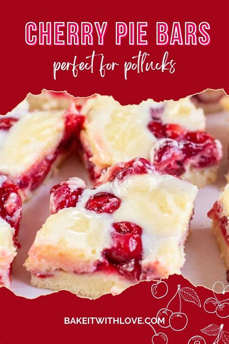 The Best Homemade Cherry Pie Bars Cherry Pie Bars Cherry Pie Filling