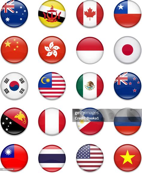 Asiapacific Economic Cooperationapecflag Collection High Res Vector Graphic Getty Images