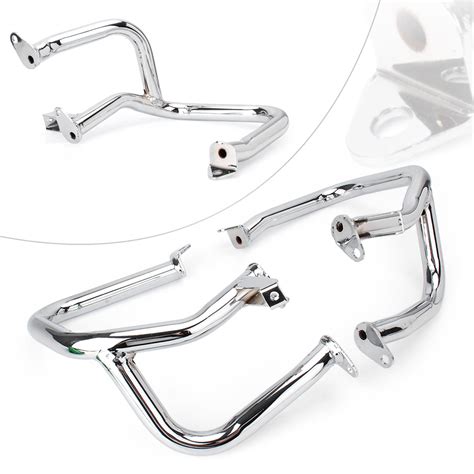 Gzyf Motorcycle Chrome Front Engine Guard Highway Crash Bars Bar For