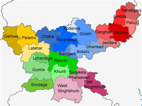 Jharkhand Map, Cities of Jharkhand, Transports, Religions, History, About