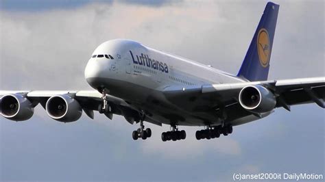 Airbus A Lufthansa Landing In Frankfurt Airport D Aimb Flight Lh