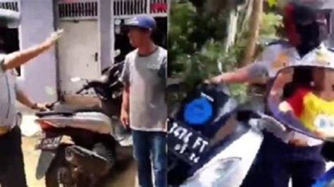 VIDEO VIRAL Gagal Menilang Anggota Dishub Hajar Sopir Pikap Lalu Lari