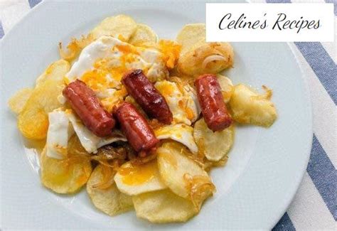 Broken eggs with chistorra - Celine's Recipes