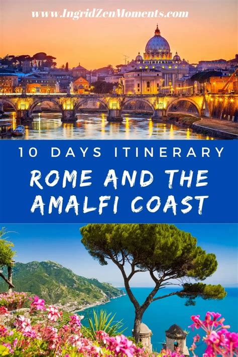 Rome And Amalfi Coast Itinerary 2 Perfect 10 Day Itineraries Artofit