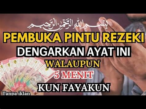 Putar Hari Ini Sekarang Inshallah Rezeki Mengalir Deras Setiap Hari