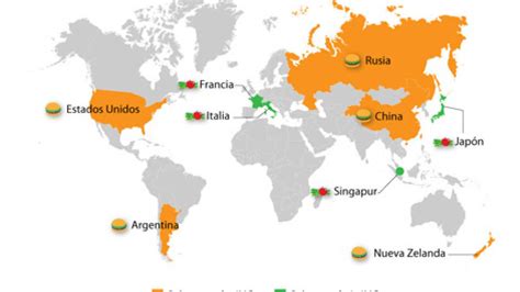 El mapa de la obesidad Por qué hay países más gordos que otros