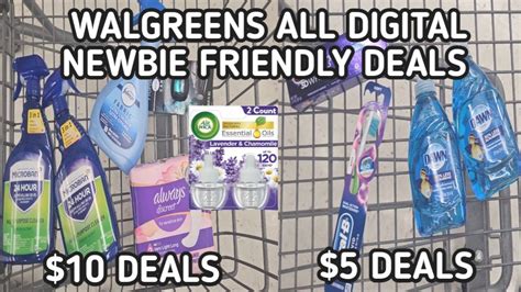 Walgreens All Digital Newbie Friendly Deals Couponing Deals