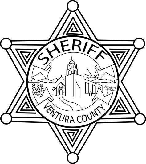 ArtStation - Badge Sheriff Ventura County, California svg vector file