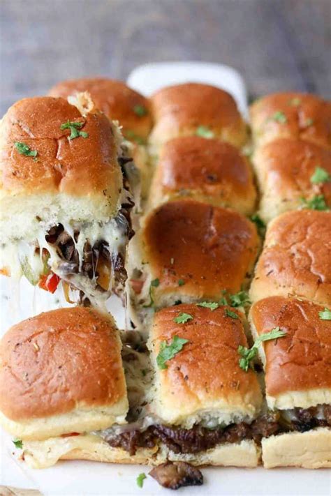 Philly Cheese Steak Sliders Recipe Video Valentina S Corner