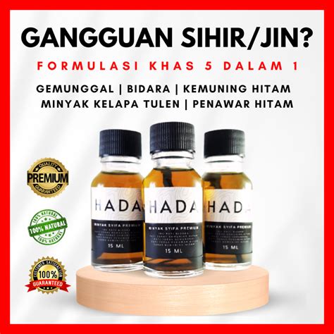 MINYAK TERAS KEMUNING HITAM Gabungan Pati 5 Dalam 1 Bidara