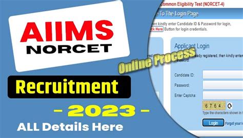 Aiims Norcet Recruitment Apply Online For Posts Nursing