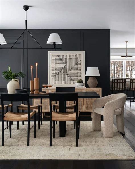 Chic Dark And Moody Dining Room Decor Ideas Lady Decluttered