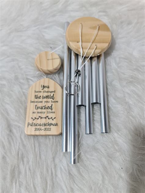 Teacher Retirement Gift Wind Chime Personalized Gift For Etsy