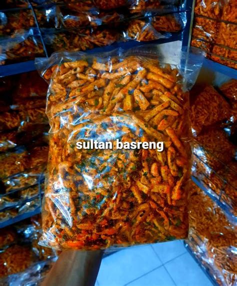 Basreng Pedas Daun Jeruk1 Kg Basreng Viral Sultan Basreng Lazada