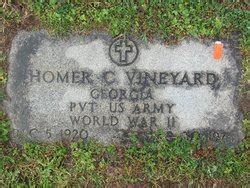 Homer Vineyard 1920 1974 Memorial Find A Grave