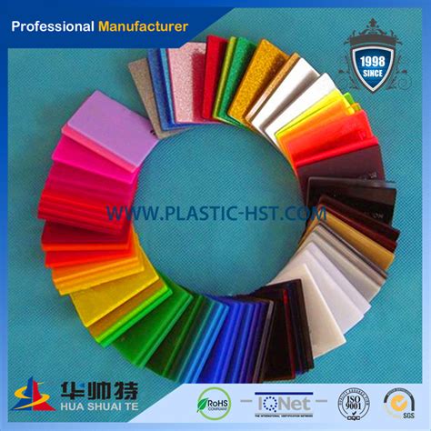 Colorful Cast Acrylic Sheet Huashuaite China Acrylic Sheet And Cast