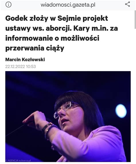 Beata Maciejewska Posłanka Lewicy on Twitter Czy Kaja Godek po